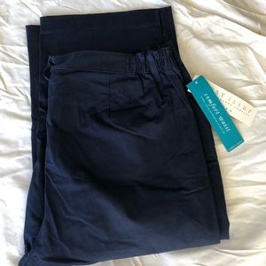Navy blue capris